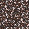 Katoenjersey Millefleurs – zwartbruin,  thumbnail number 1