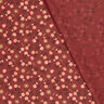 Katoenen stof Popeline Klassieke rozen – donkerrood/goud,  thumbnail number 4