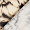 Viscose-linnen-mix Wazige bloemen digitale print – lichtbeige/zwart,  thumbnail number 4