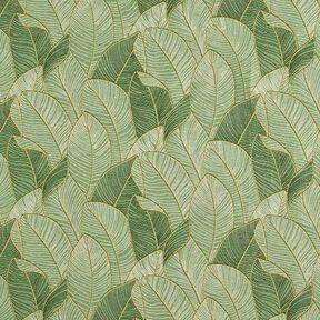 Decostof Gobelin Zee van bladeren – lichtgroen/zwart, 