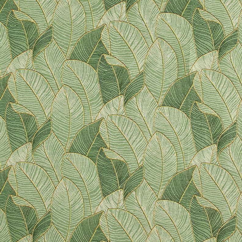 Decostof Gobelin Zee van bladeren – lichtgroen/zwart,  image number 1
