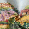 Decopaneel Gobelin bloeiend landschap – karmijnrood/lichtbeige,  thumbnail number 3