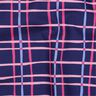 Katoenpopeline golvende ruit| Poppy Fabrics – indigo/roze,  thumbnail number 2