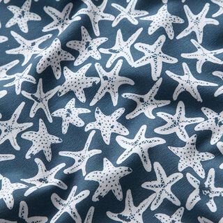GOTS Katoenjersey Zeester | Tula – jeansblauw, 