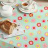 Gecoate katoen vrolijke bloemen | Poppy Fabrics – mint/citroengeel,  thumbnail number 8