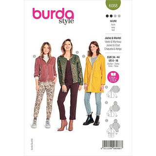 Mantel, Burda 6088 | 34-44, 