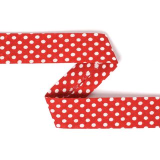 Schuine band stippen (20 mm) 10 – rood, 