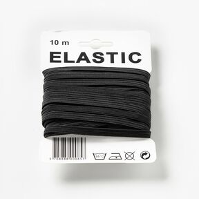 Elastiekband [10 m | 5 mm] – zwart, 