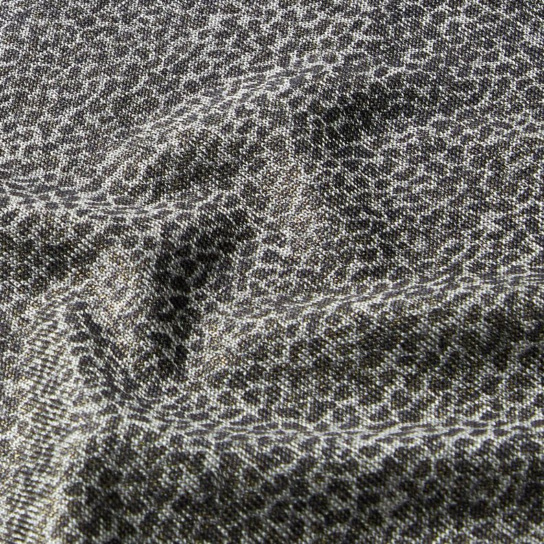 Jacquard jersey luipaardpatroon – goud metallic/grijs,  image number 2