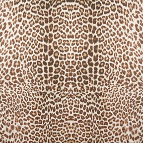 GOTS Katoenen batist Luipaardpatroon | TCC x LOOKS by Wolfgang Joop – lichtbeige/donkerbruin, 