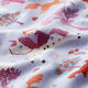 Katoenjersey Eenhoorn, kasteel en prinses – lila,  thumbnail number 2