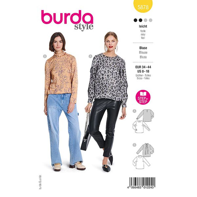 Blouse | Burda 5878 | 34-44,  image number 1