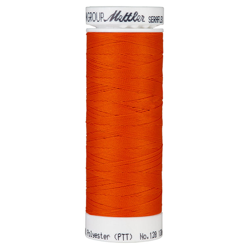 Seraflex naaigaren voor elastische naden (0450) | 130 m | Mettler – oranje,  image number 1