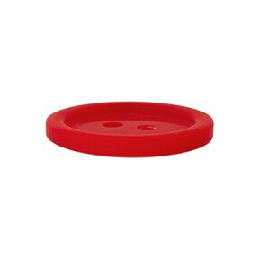 Kunststof knoop 2-gats basic - rood, 
