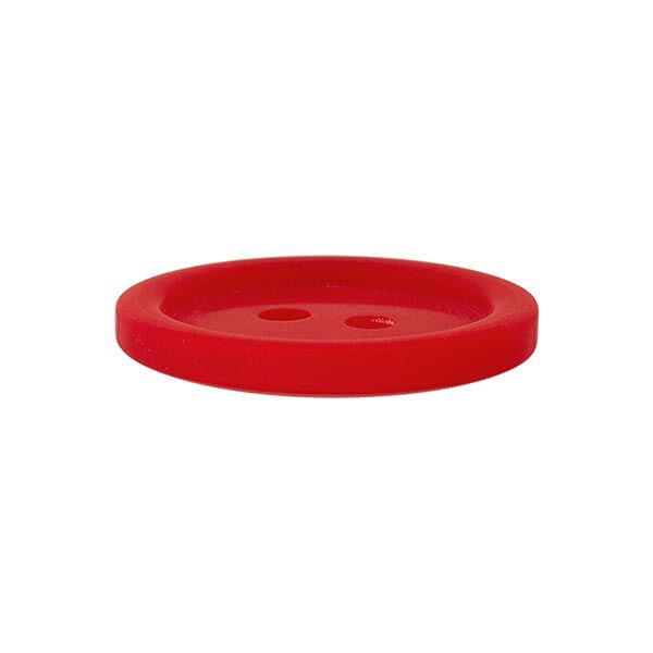 Kunststof knoop 2-gats basic - rood,  image number 2