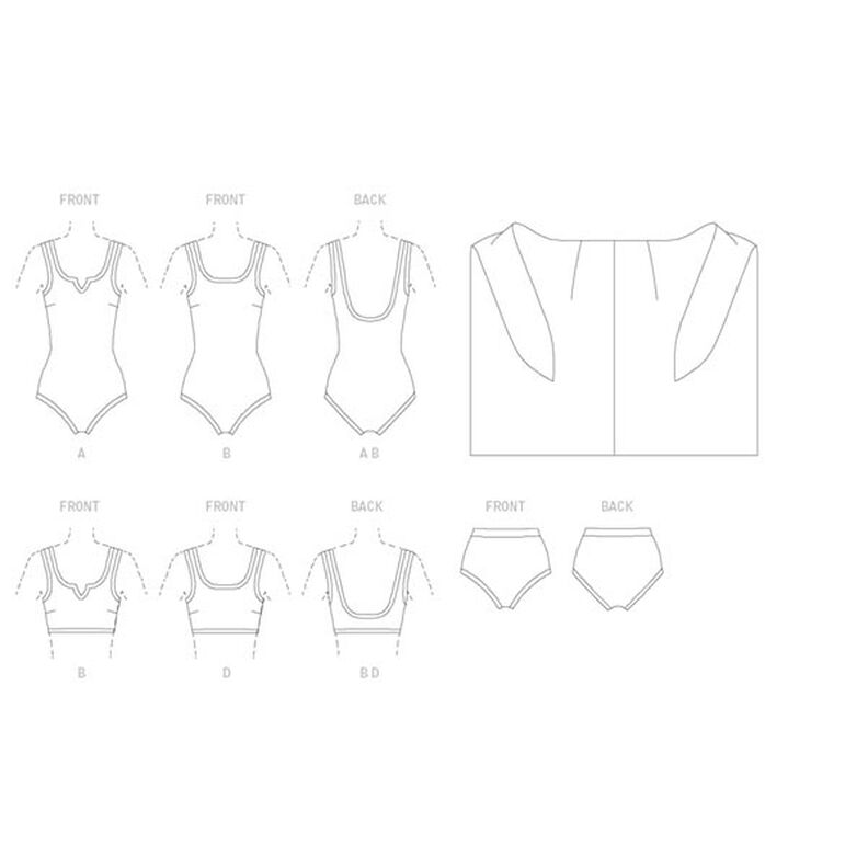 Bikini|badpak, Butterick 4526|40 - 46,  image number 9