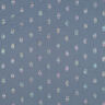 Mousseline/dubbel gehaakte stoffen Stippen Foliedruk | by Poppy – blauwgrijs,  thumbnail number 1