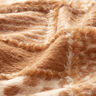 Gebreide mantelstof expressief patroon – cashew/bruin,  thumbnail number 2