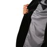 Voeringstof Jacquard smalle en brede strepen – grijs/donkergrijs,  thumbnail number 5