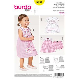 babyjurk / broekje, Burda 9357, 