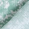 Mousseline/dubbel gehaakte stoffen Bloemenmotief – eucalyptus/wit,  thumbnail number 4