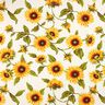 Decostof Canvas Zonnebloemen – natuur/zonnegeel,  thumbnail number 1