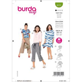 Blouse | Burda 6111 | 34-44, 