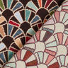 Decostof Gobelin Retro fans – zwart/karmijnrood,  thumbnail number 4