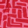 Gecoate katoen abstract – rood/pink,  thumbnail number 2
