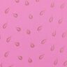 Viscosestof met folieprint veren – pink,  thumbnail number 1