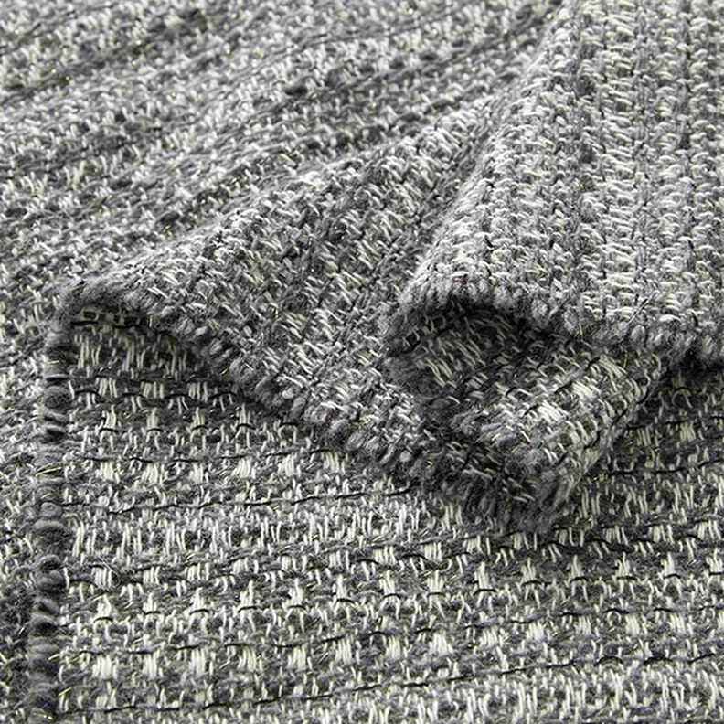 Scheerwolmix Lurex melange – oudzilver,  image number 3