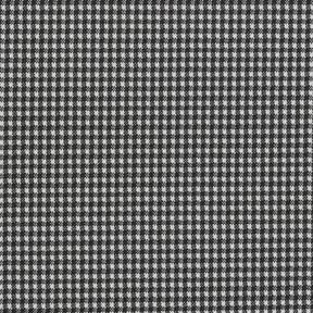 Gebreide jacquard met kleine pepitaruit – zwart/wit, 