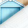 Outdoorstof Canvas Strandhuizen – blauw/wit,  thumbnail number 4