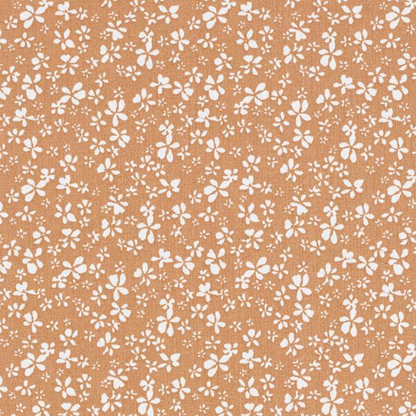 Katoenen stof cretonne Bloemetjes – terracotta, image number 1