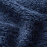 B-waren Imitatieleer met imitatiebont effen – zwart/marineblauw,  thumbnail number 2