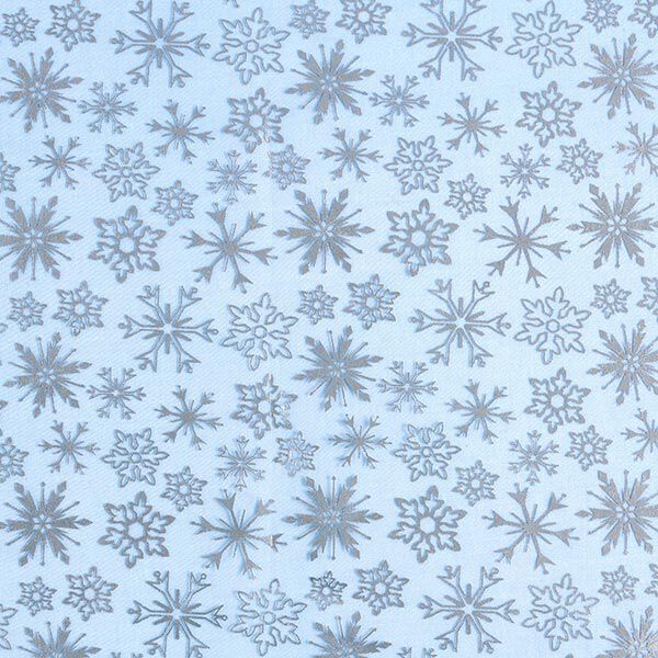 Organza sneeuwvlokken – lichtblauw,  image number 1