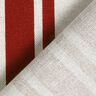 Decostof Panama Blokstrepen – karmijnrood/nevelgrijs,  thumbnail number 4