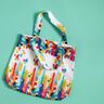 Tassen Panel Canvas Palmblad en maan – lichtgrijs,  thumbnail number 8