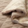 Doorgestikte stof Corduroy met bonten ruiten – taupe,  thumbnail number 2