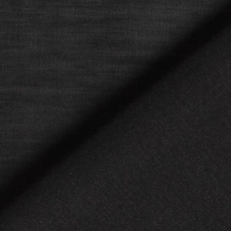 Superlicht katoen-zijdeweefsel Voile – zwart,  image number 3