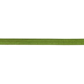 Elastische boordstrook glanzend [15 mm] – olijf, 