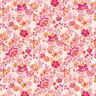 Doorgestikte stof Mousseline Etnische bloemen – ecru/pink,  thumbnail number 4