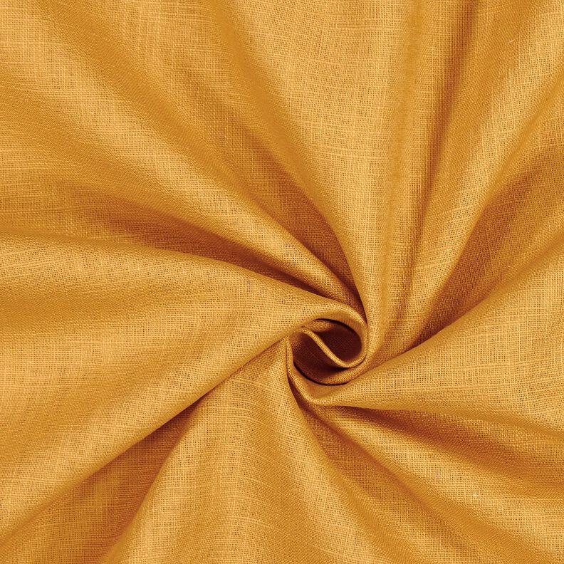 Linnen stof Ramee mix medium – currygeel, image number 1