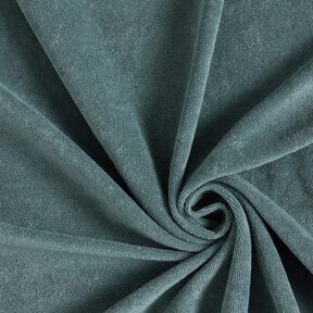 Badstof Stretch Effen – duifblauw, 
