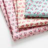 Katoenen stof cretonne Kleine rozen – roze,  thumbnail number 3