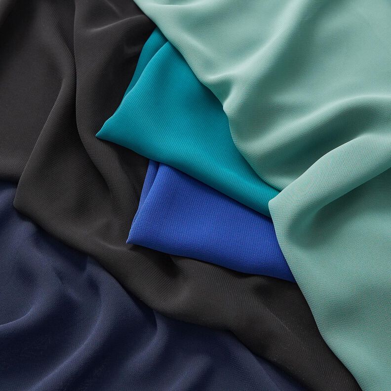 Chiffon – zwart blauw, image number 5