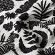 Chenille-Jacquard Barok jungle – zwart/ecru,  thumbnail number 2