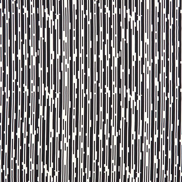 Blousestof Grafische strepen – zwart/ecru, image number 1