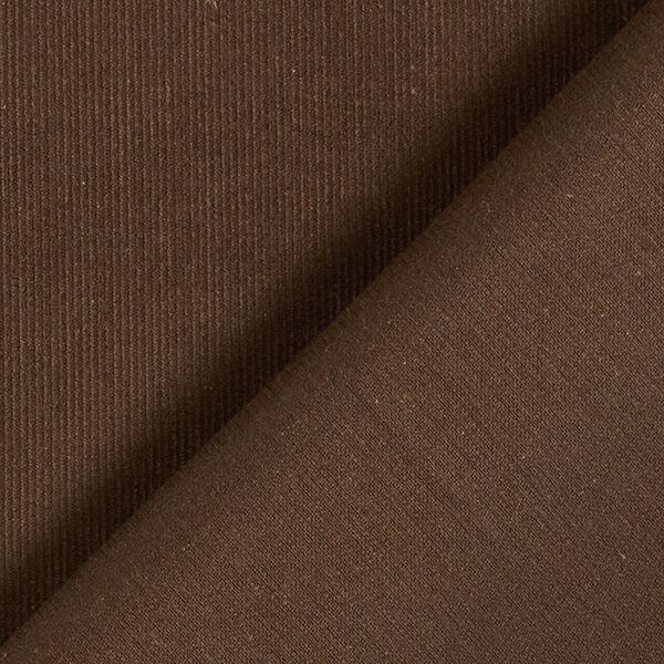 Fijnrib effen – chocolade, image number 3