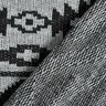 Ikat-patroon van gebreide stof – grijs/zwart,  thumbnail number 4